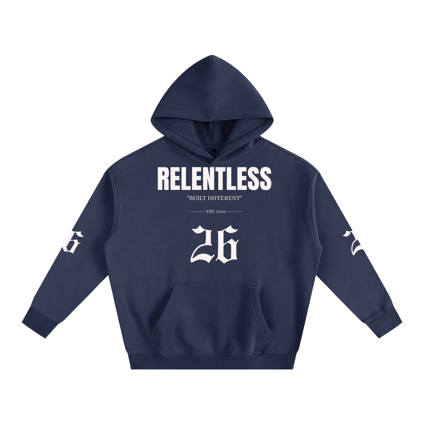 RELENTLESS 26 COTTON HOODIE (DARK)
