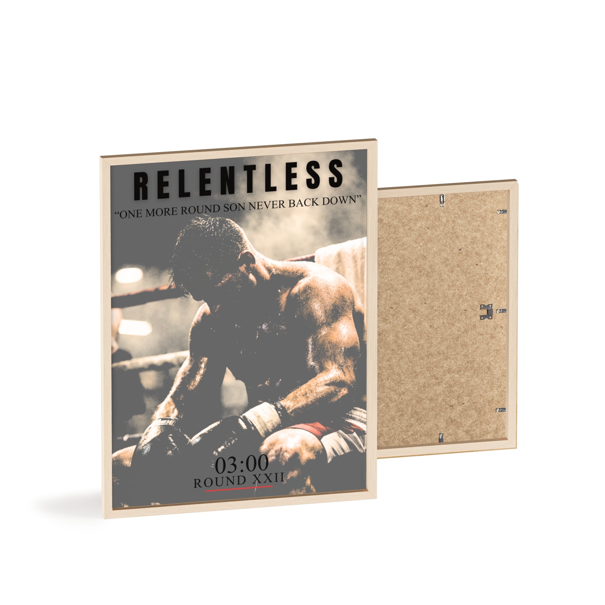 "ONE MORE ROUND" RELENTLESS POSTER