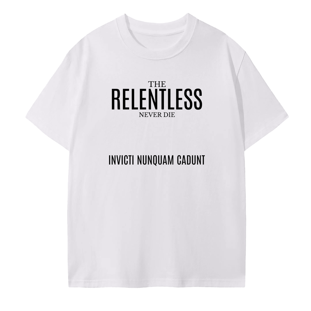 INVICTI NUNQUAM CADUNT COTTON T-SHIRT (DARK)
