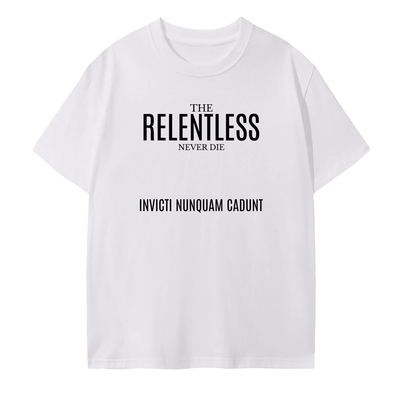 INVICTI NUNQUAM CADUNT COTTON T-SHIRT (DARK)
