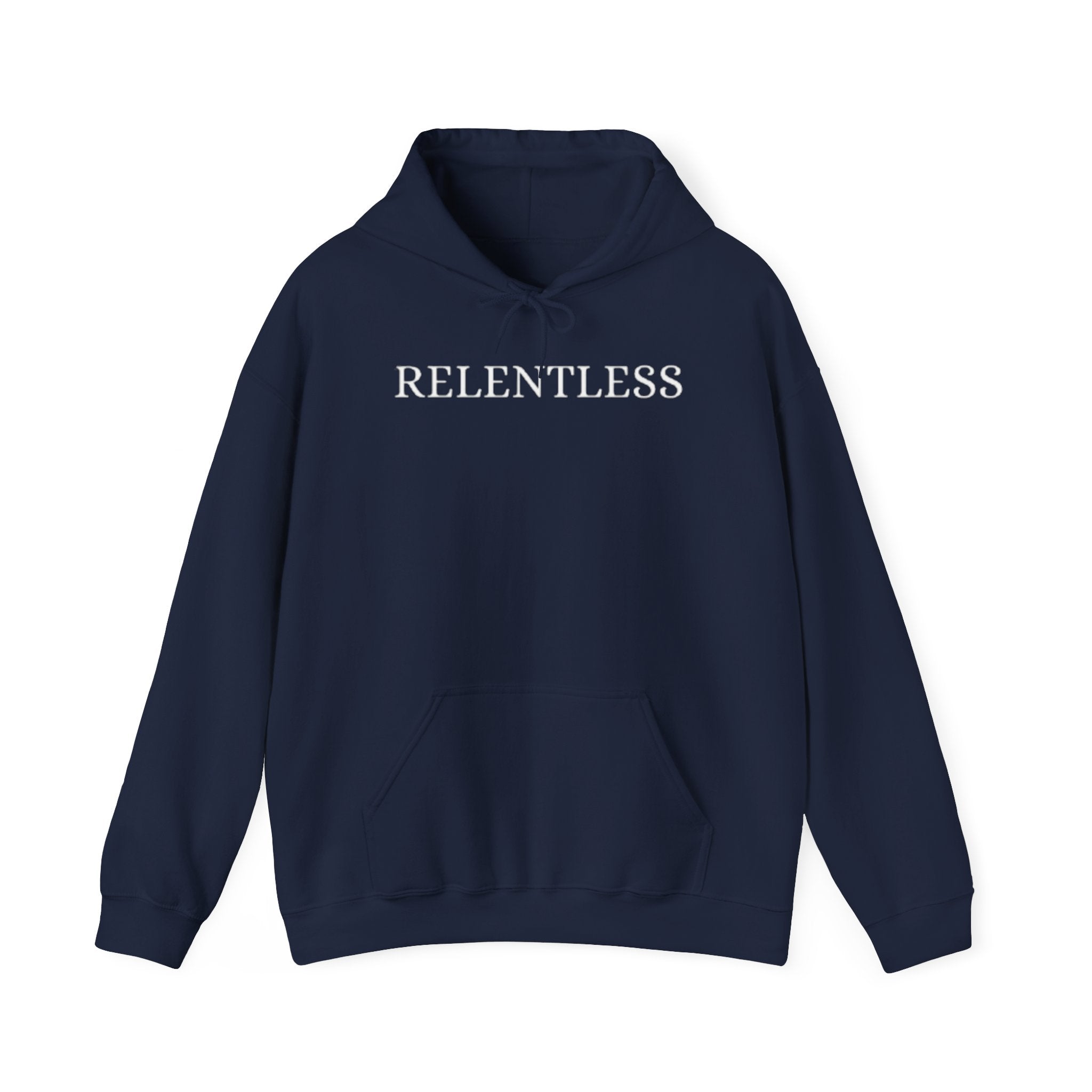 RELENTLESS MINIMAL COTTON HOODIE (DARK)
