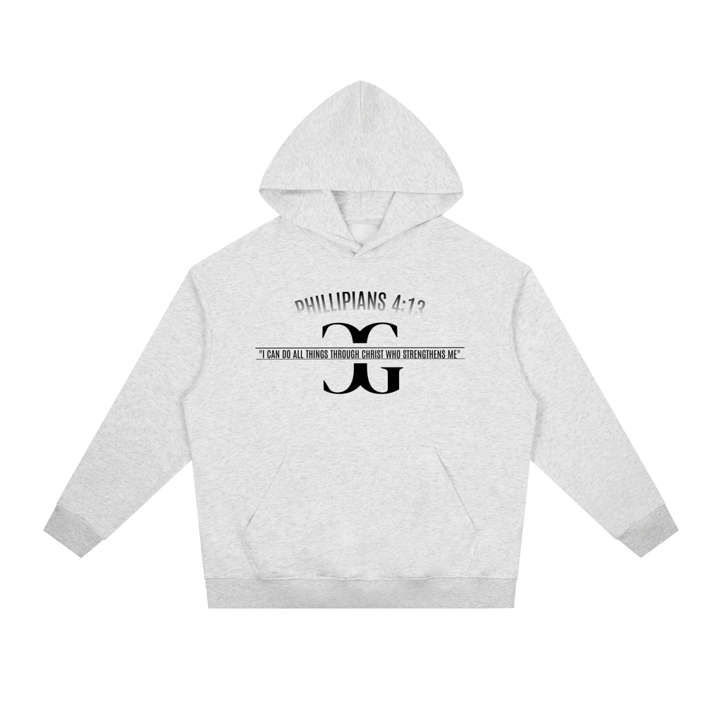PHILIPPIANS 4:13 COTTON HOODIE
