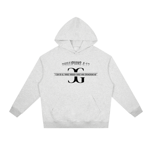 PHILIPPIANS 4:13 COTTON HOODIE