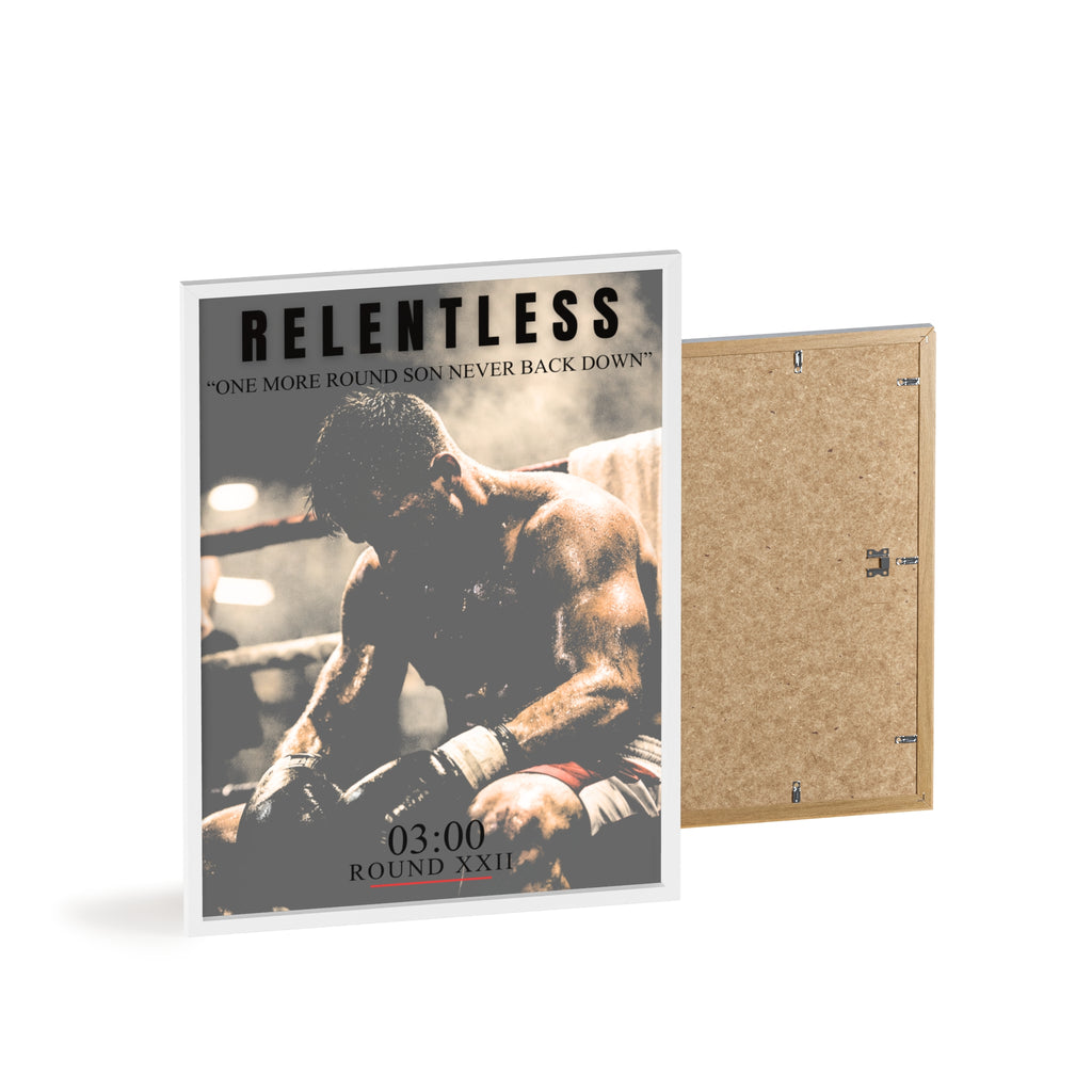 "ONE MORE ROUND" RELENTLESS POSTER