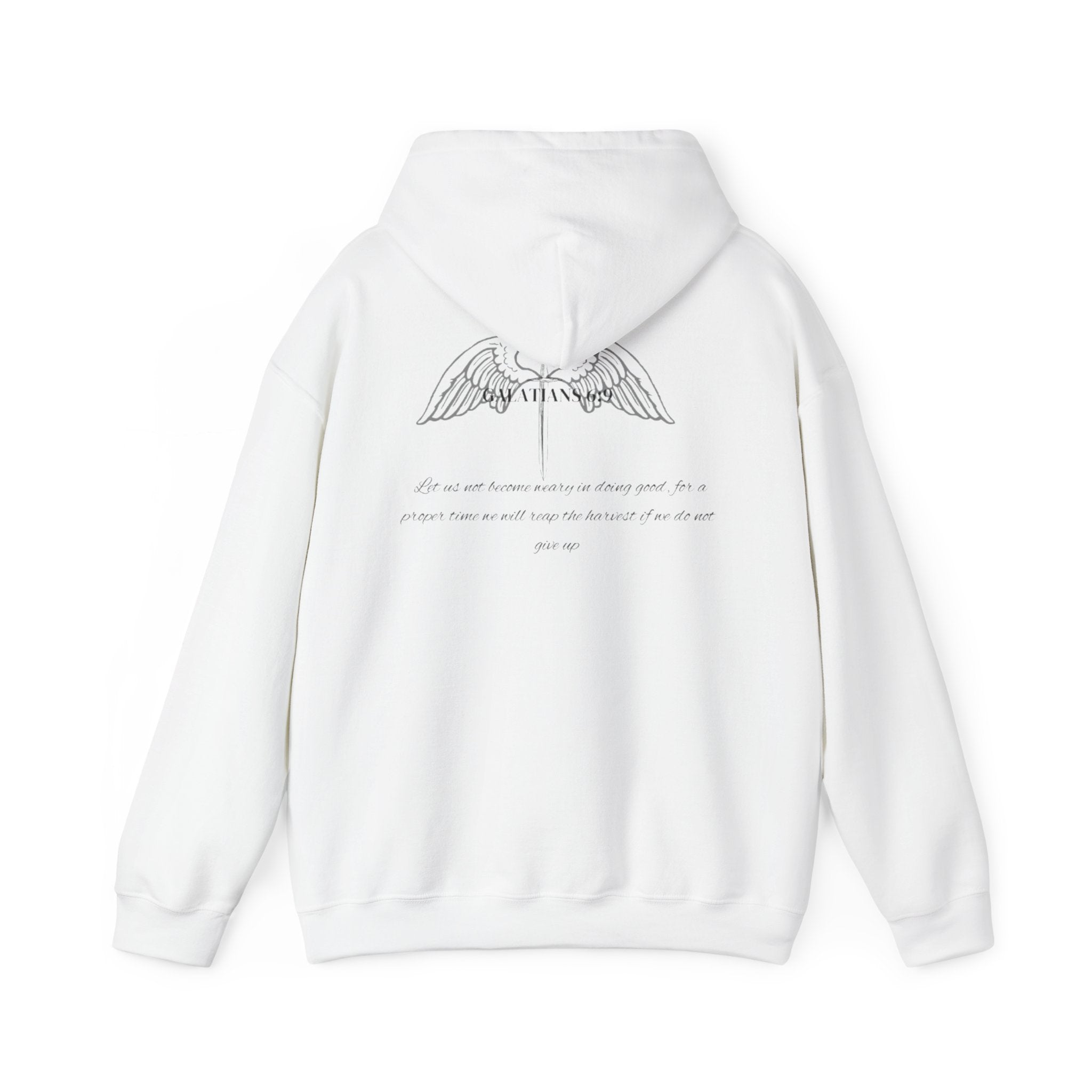 GALALTIANS 6:9 COTTON HOODIE