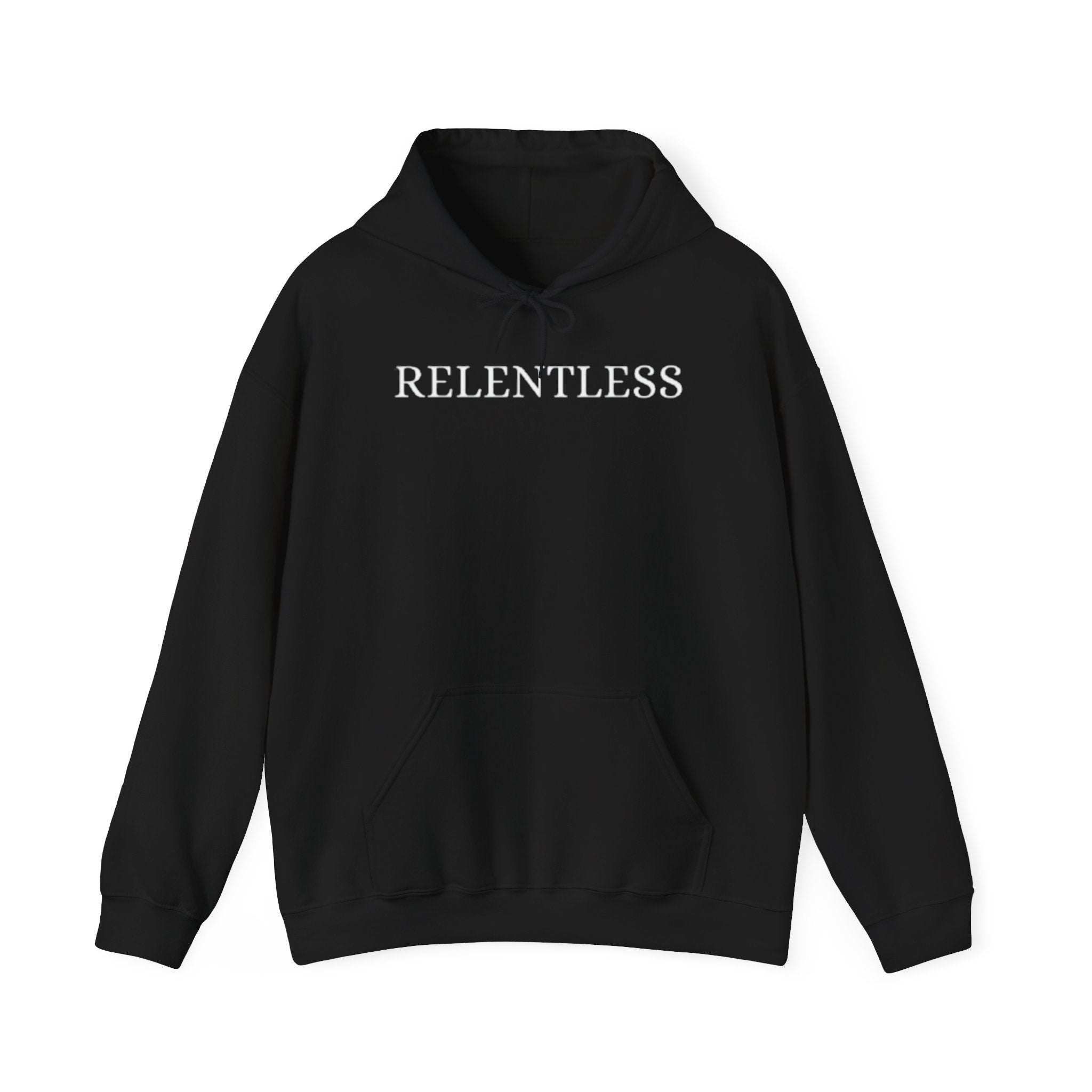 RELENTLESS MINIMAL COTTON HOODIE (DARK)