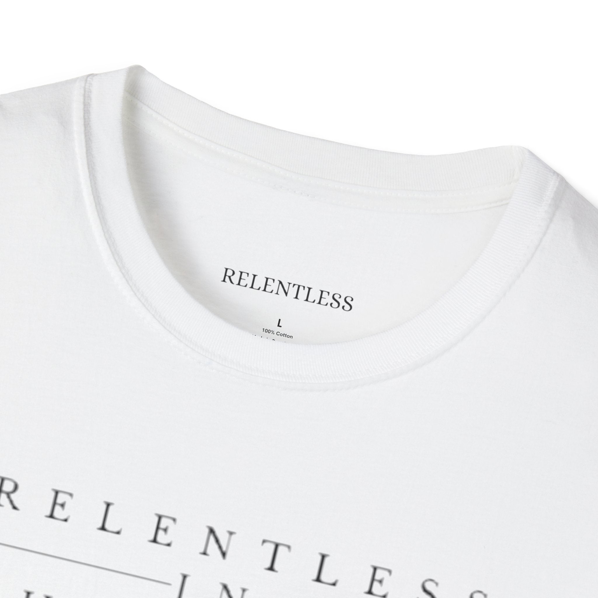 RELENTLESS IN RIGHTEOUSNESS COTTON T-SHIRT