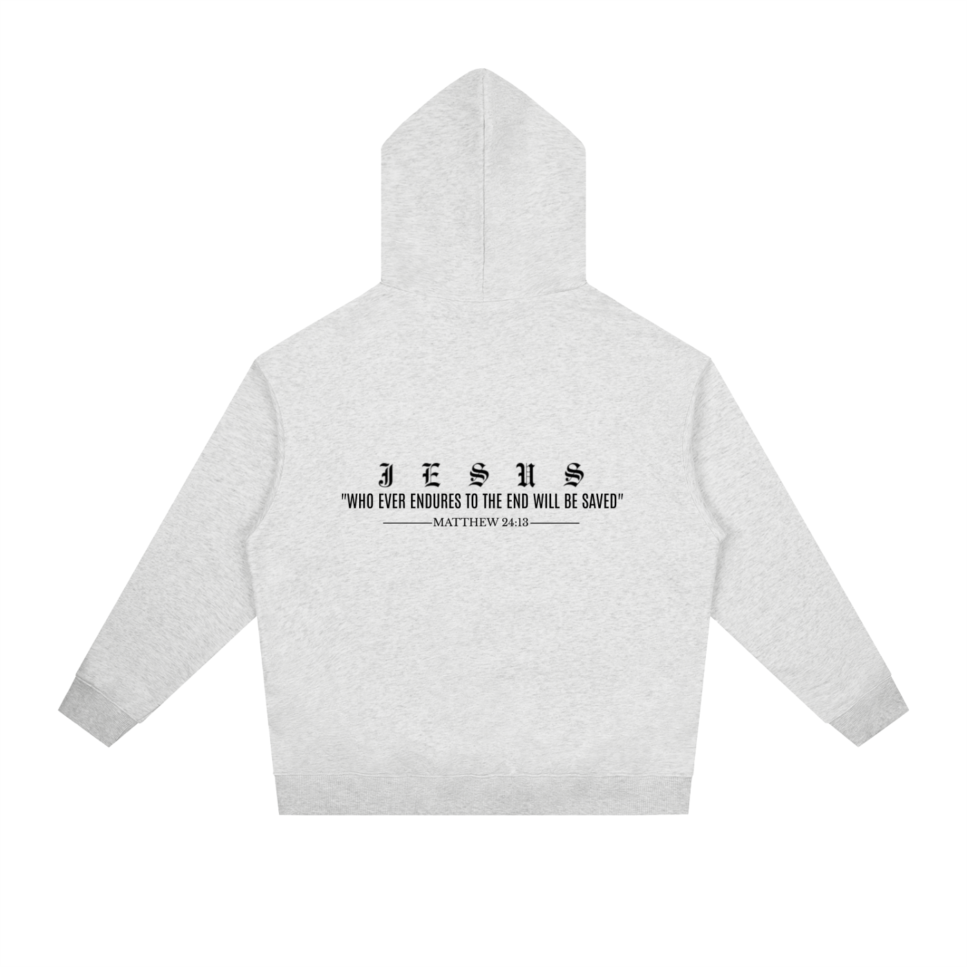 RELENTLESS IN RIGHTEOUSNESS COTTON HOODIE