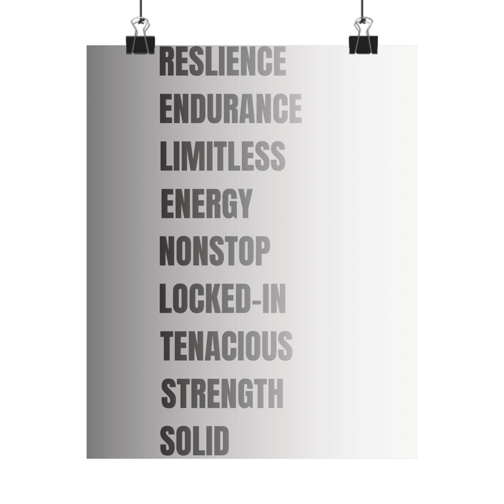 ACROSTIC RELENTLESS POSTER