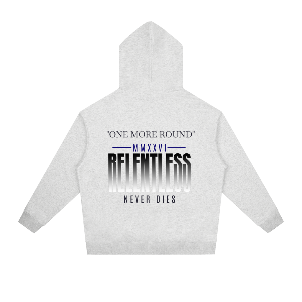 "ONE MORE ROUND" COTTON HOODIE