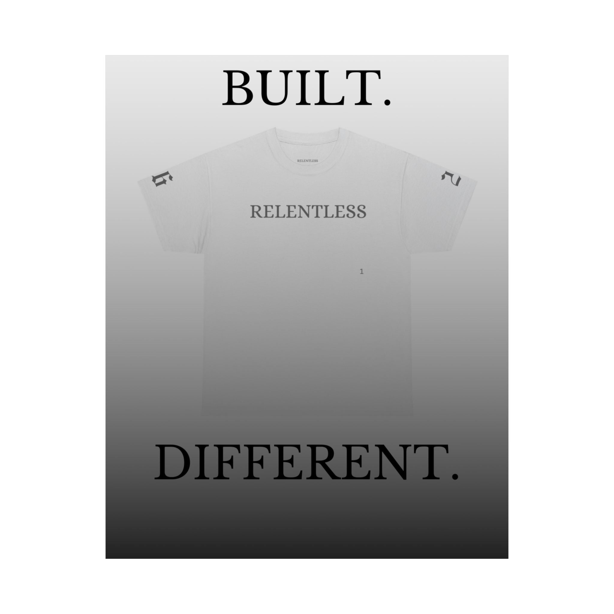 BUILT. DIFFERENT. POSTER