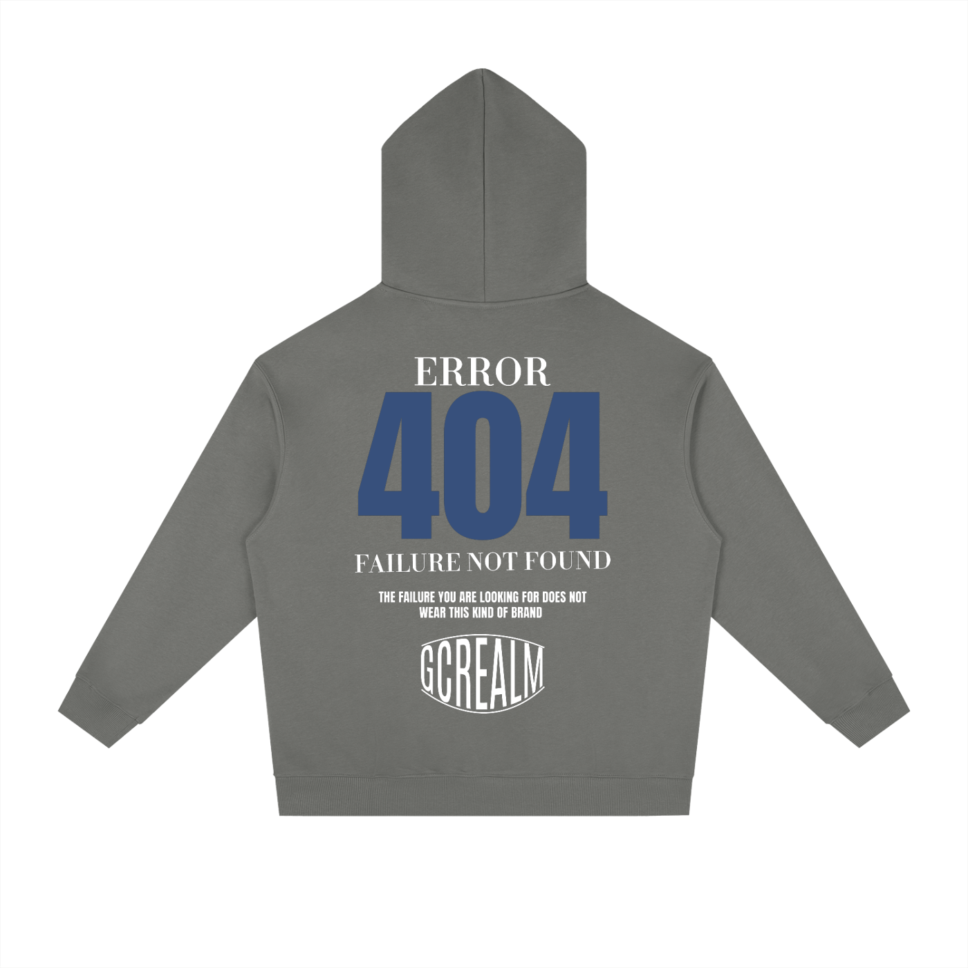 ERROR 404 COTTON HOODIE (DARK)