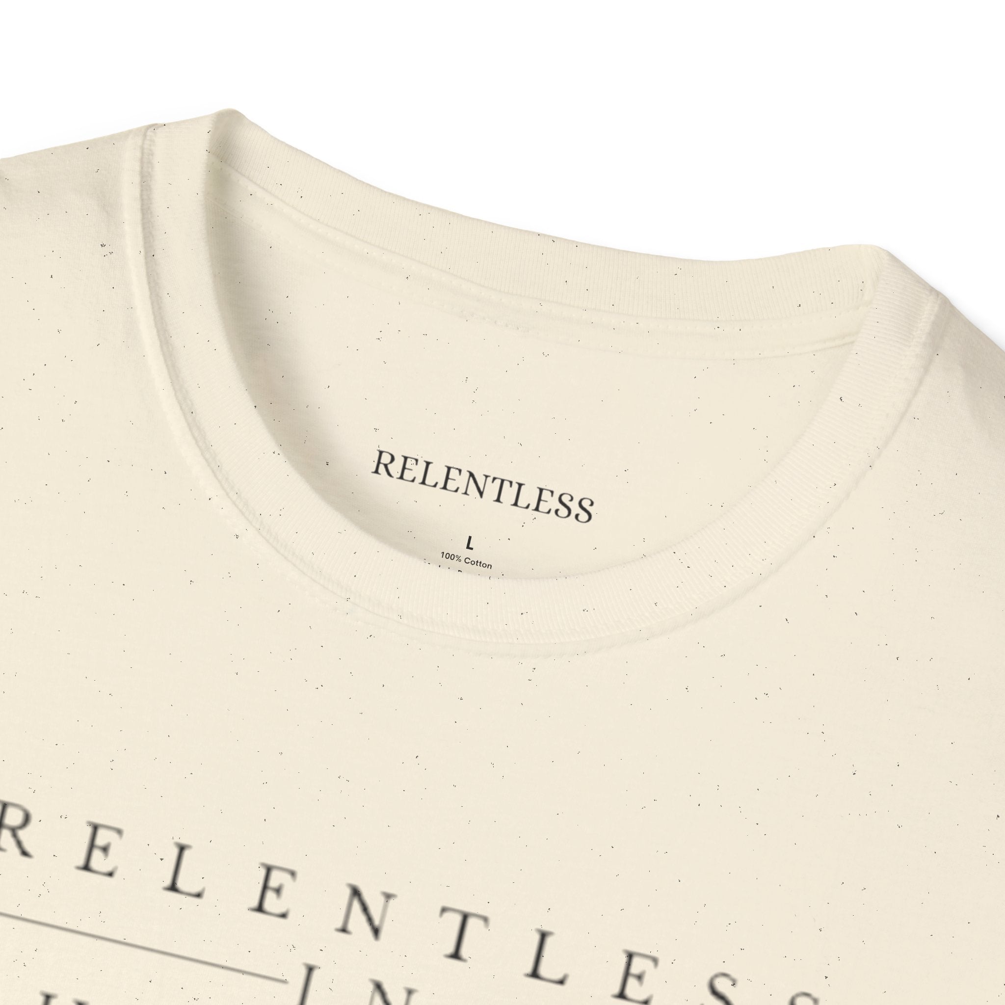 RELENTLESS IN RIGHTEOUSNESS COTTON T-SHIRT