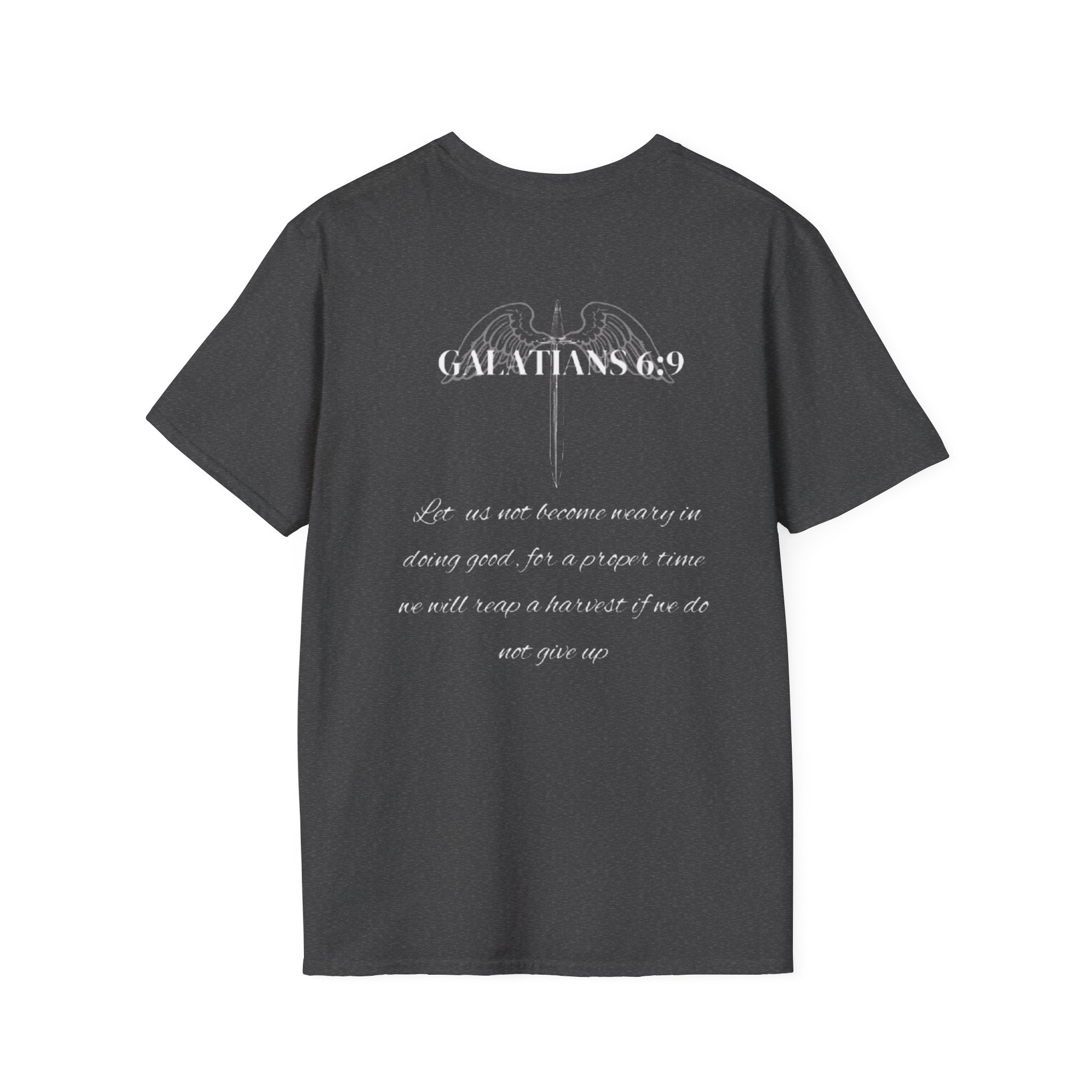 GALATIANS 6:9 RELENTLESS COTTON T-SHIRT