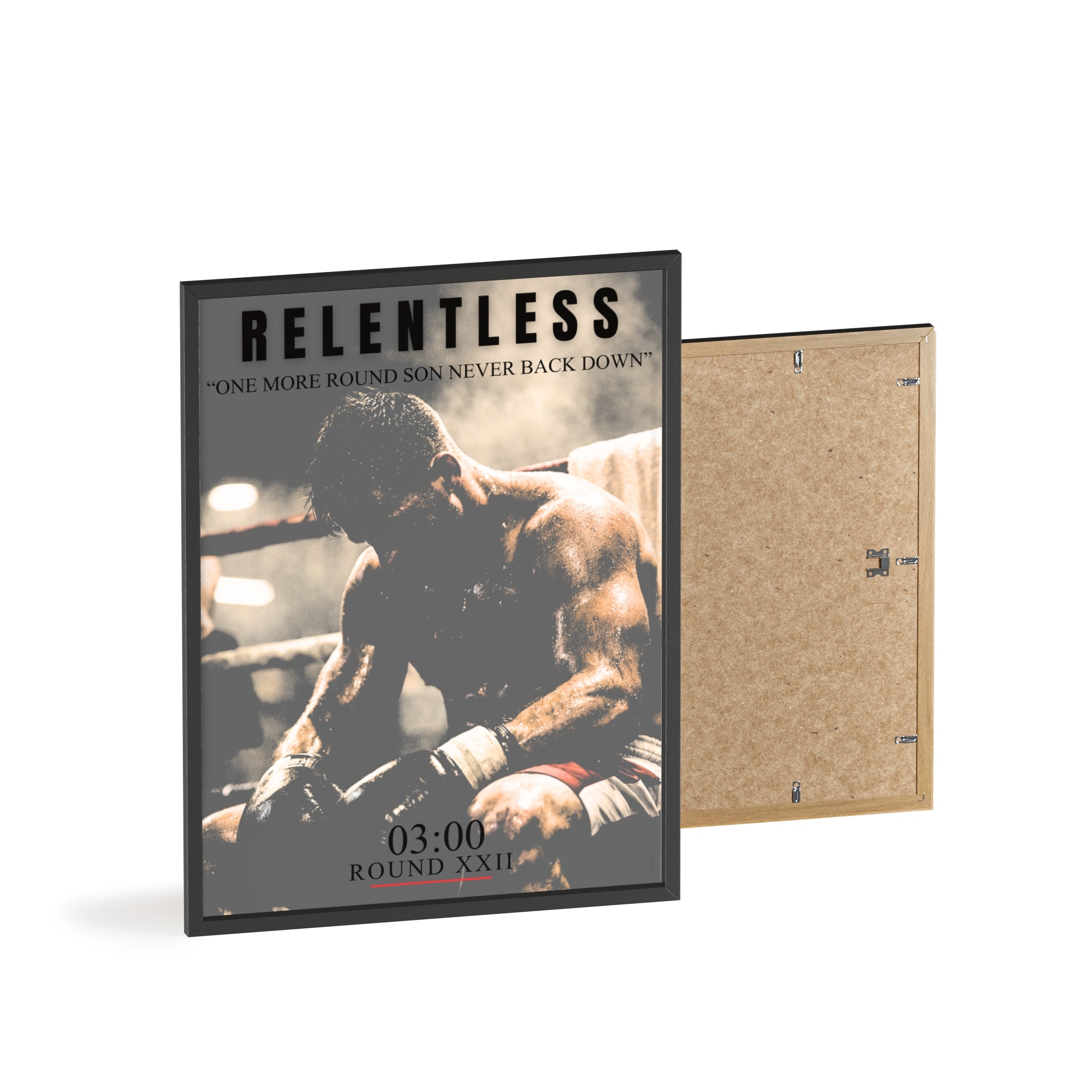 "ONE MORE ROUND" RELENTLESS POSTER