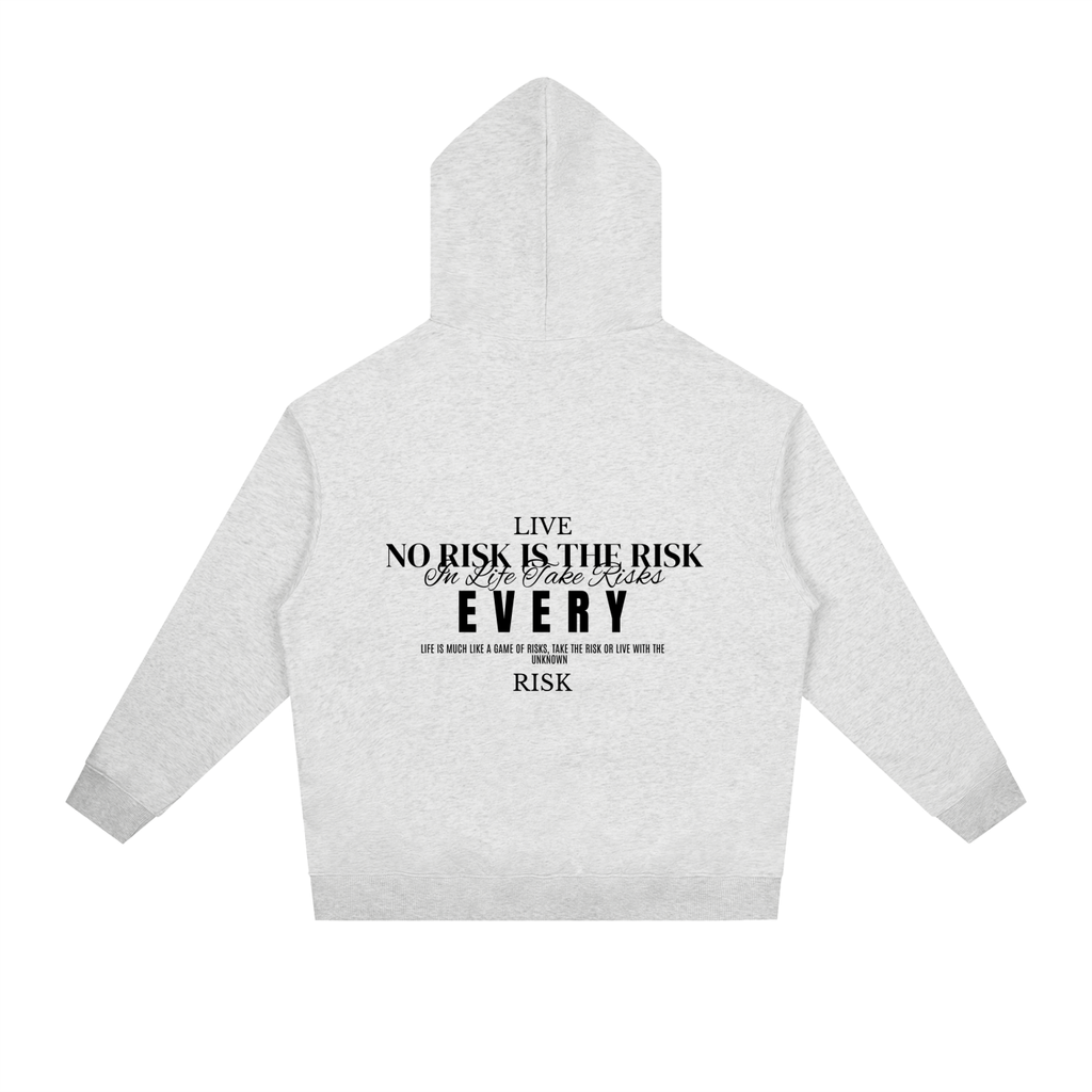 LIVE EVERY RISK COTTON HOODIE