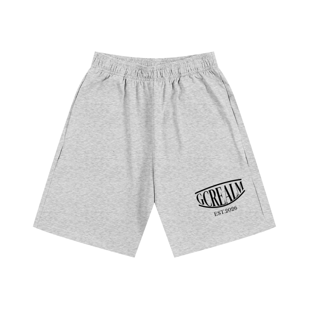 GCREALM GREY COTTON SHORTS