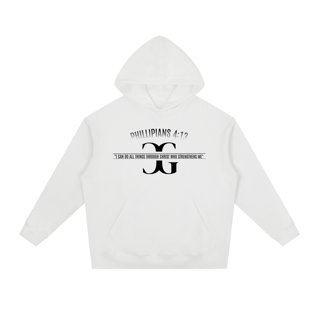 PHILIPPIANS 4:13 COTTON HOODIE