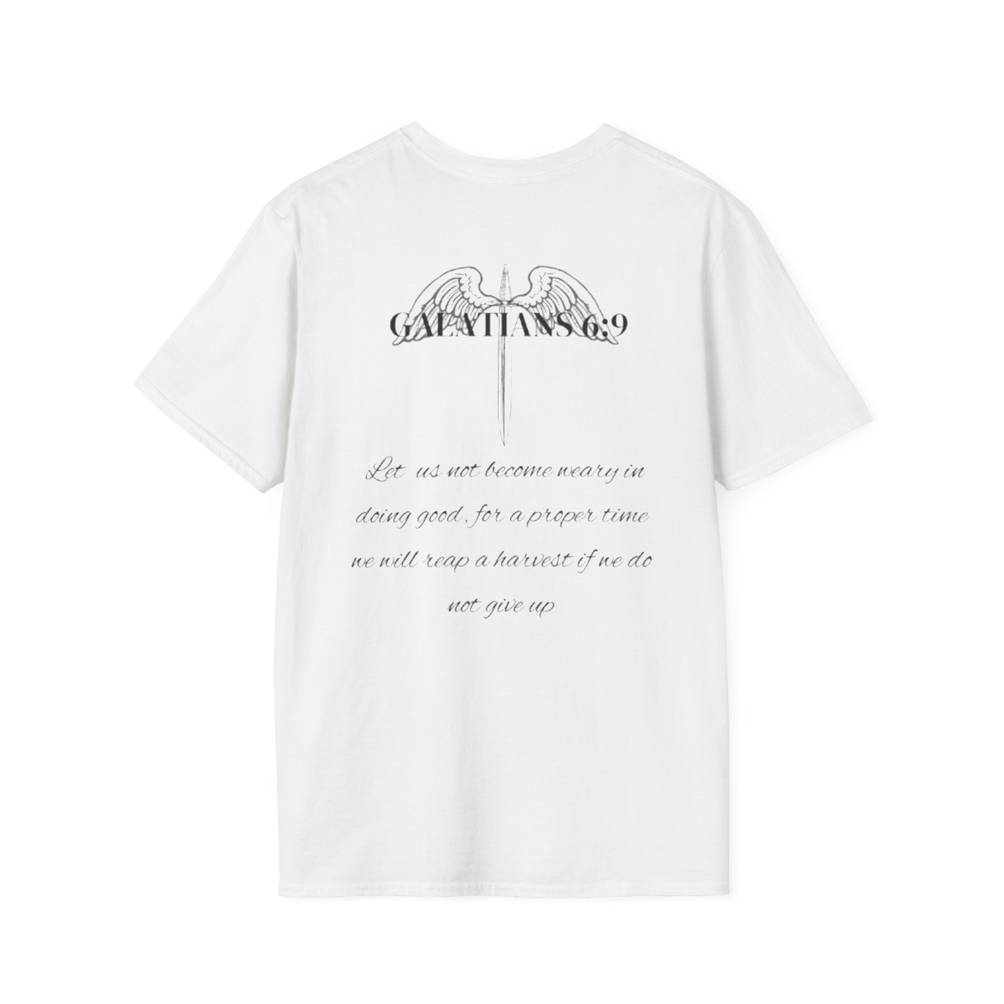 GALATIANS 6:9 RELENTLESS COTTON T-SHIRT