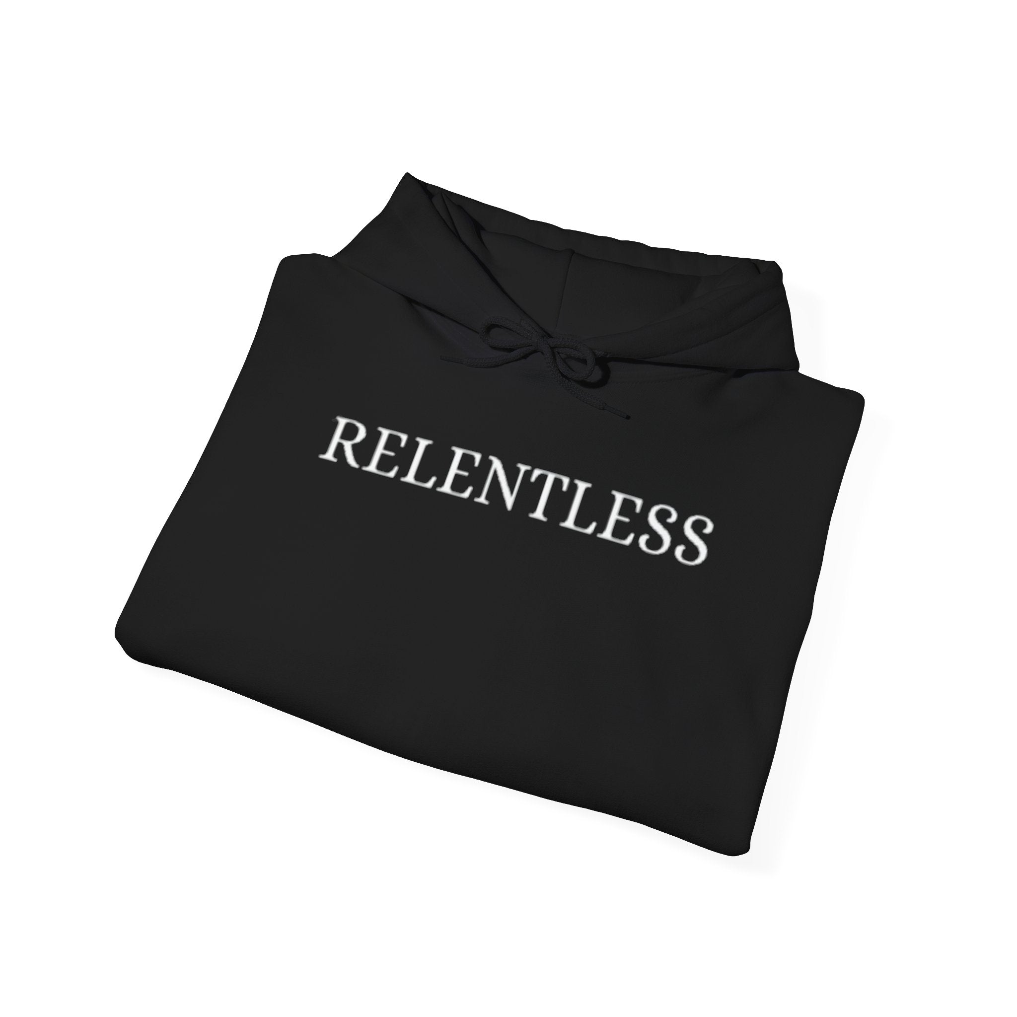 RELENTLESS MINIMAL COTTON HOODIE (DARK)
