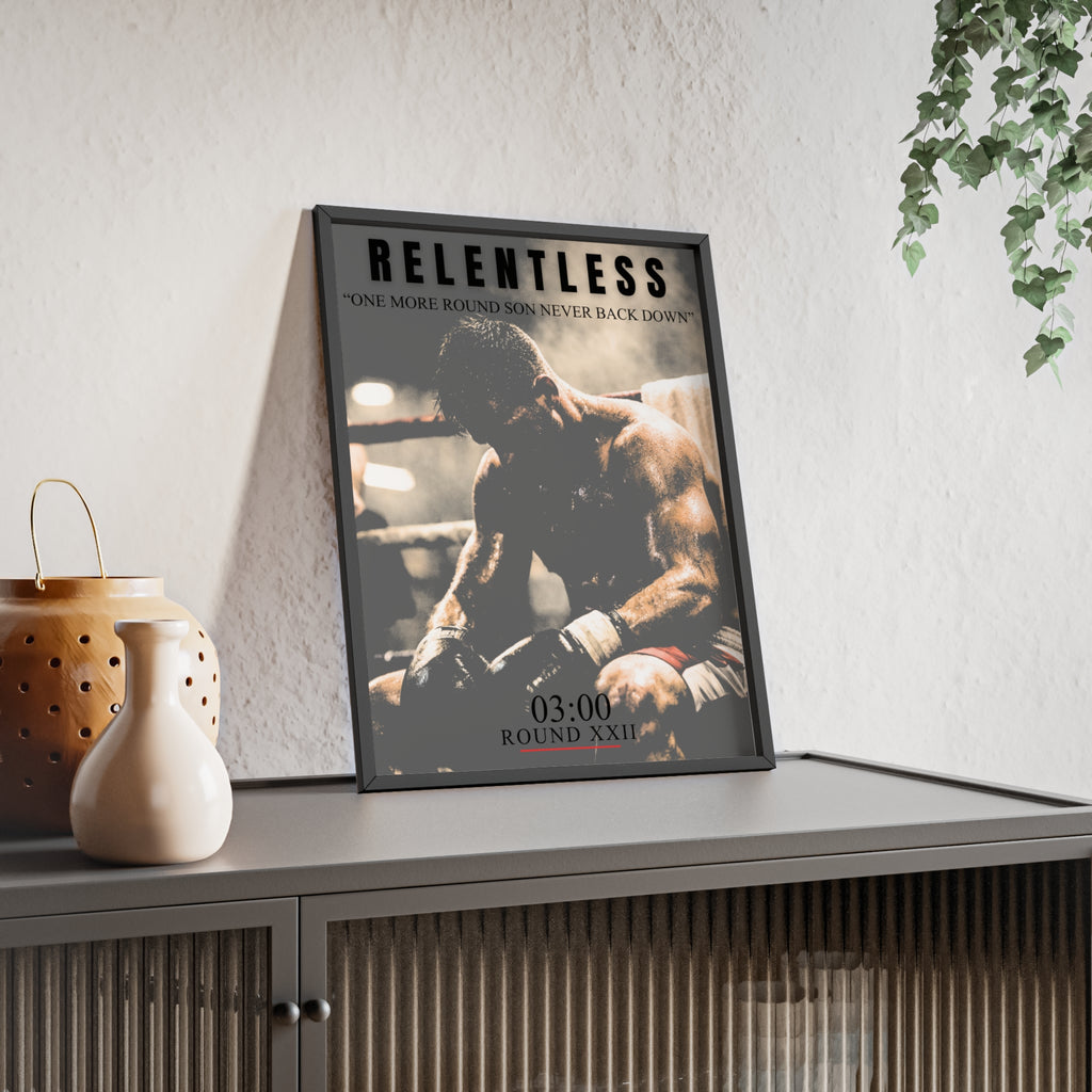 "ONE MORE ROUND" RELENTLESS POSTER