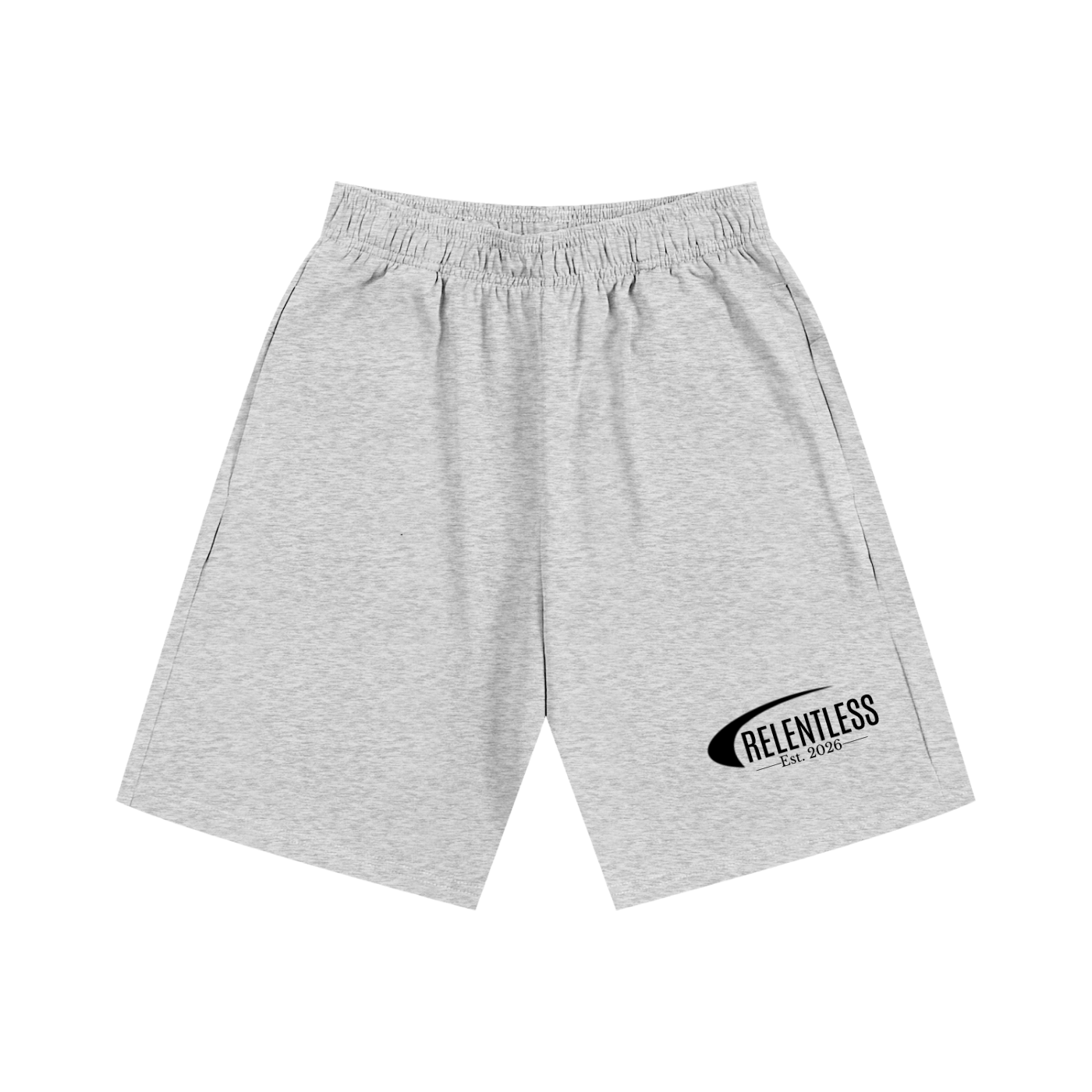 RELENTLESS GREY COTTON  SHORTS