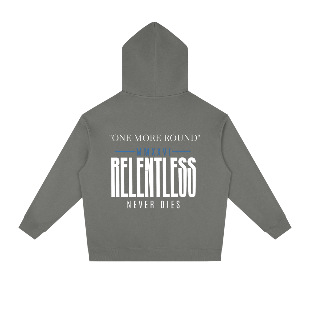 "ONE MORE ROUND" COTTON HOODIE