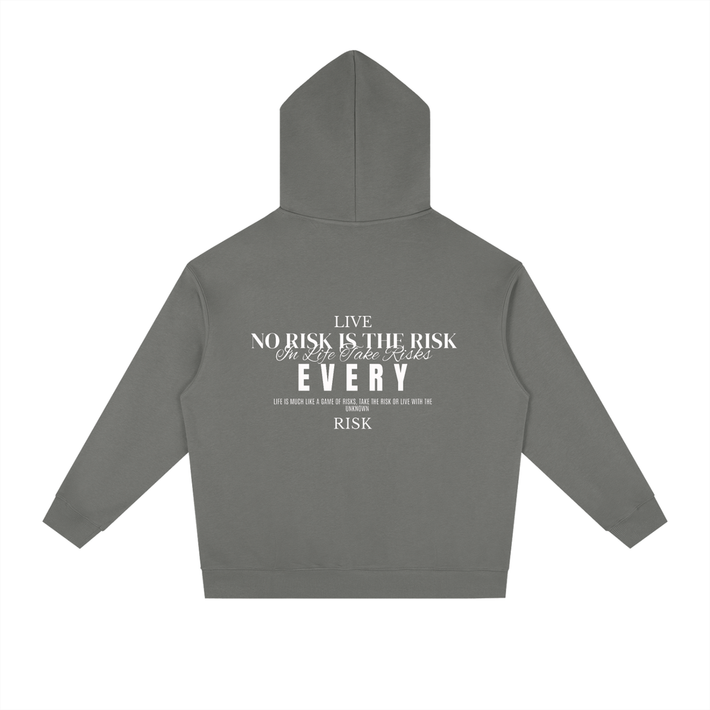LIVE EVERY RISK COTTON HOODIE (DARK)