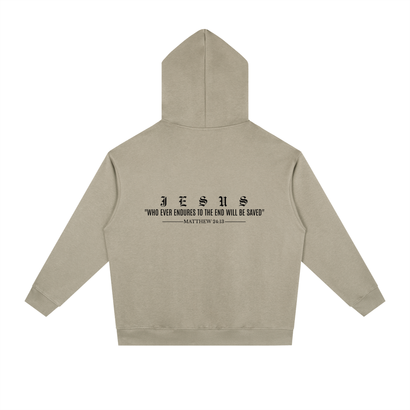 RELENTLESS IN RIGHTEOUSNESS COTTON HOODIE