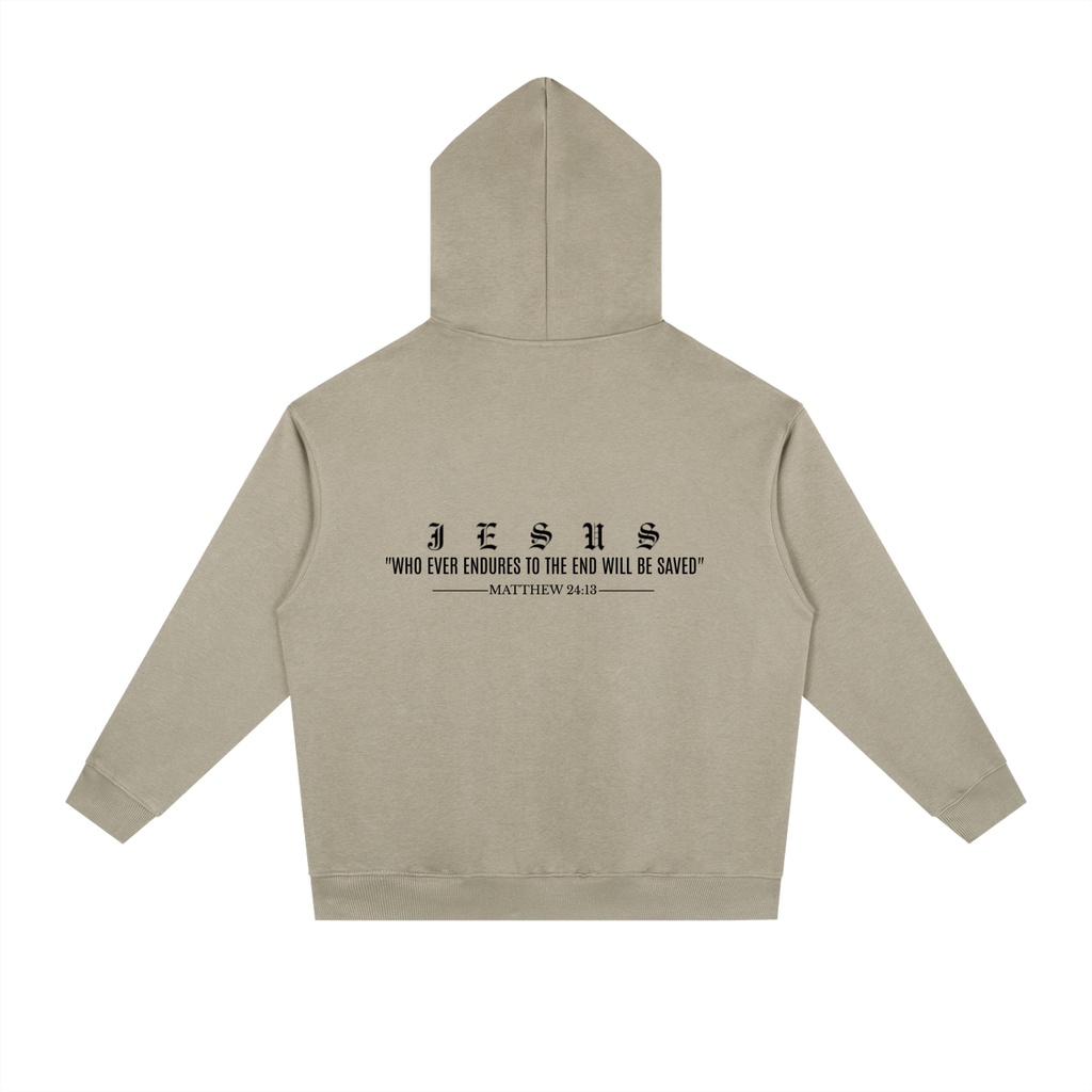 RELENTLESS IN RIGHTEOUSNESS COTTON HOODIE