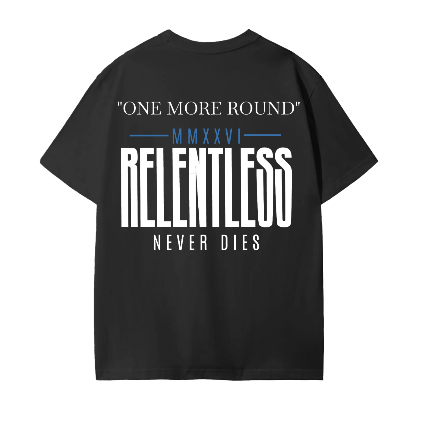 "ONE MORE ROUND" COTTON T-SHIRT